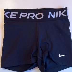 Nike Pro Spandex Shorts in Black